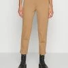 MICHAEL Michael Kors PONTE CROP PANT SLITS - Trousers - Cafe 1 MICHAEL Michael Kors PONTE CROP PANT SLITS - Trousers - Cafe -MICHAEL Michael Kors shop 3f1165bdb7834f4798a63d2bd7fd59bf