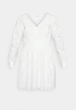 MICHAEL Michael Kors PALM EYELET - Day Dress - White -MICHAEL Michael Kors shop 414608c44dc54ecab73ad37fabb179c0