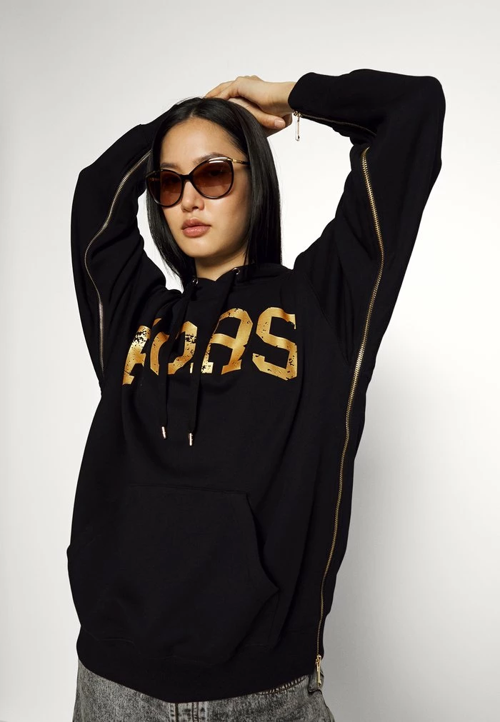 MICHAEL Michael Kors TERRY KORS ZIP HOODIE - Hoodie - Black 6 MICHAEL Michael Kors TERRY KORS ZIP HOODIE - Hoodie - Black - Image 4