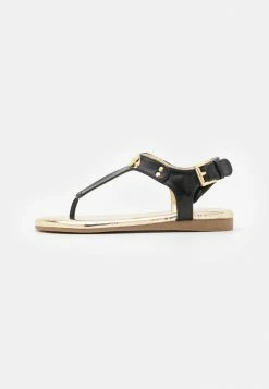 MICHAEL Michael Kors TILLY JANE - T-bar Sandals - Black Smooth