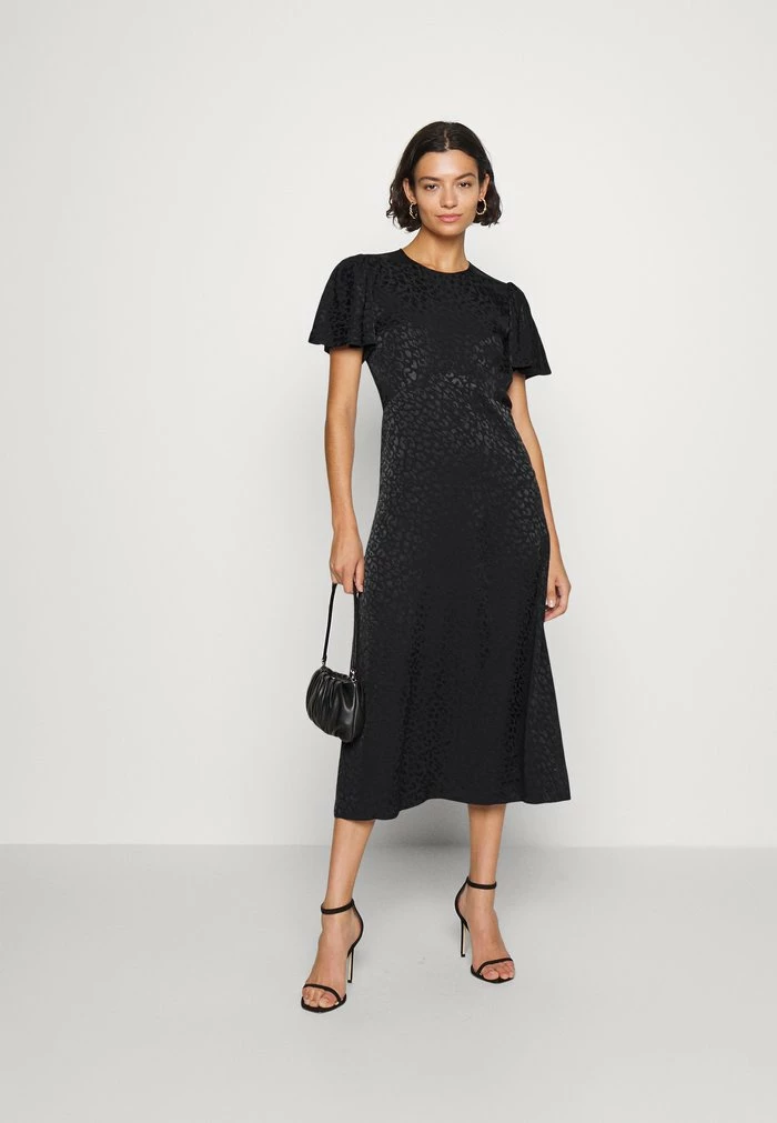 MICHAEL Michael Kors MIDI DRESS - Day Dress - Black 4 MICHAEL Michael Kors MIDI DRESS - Day Dress - Black - Image 2
