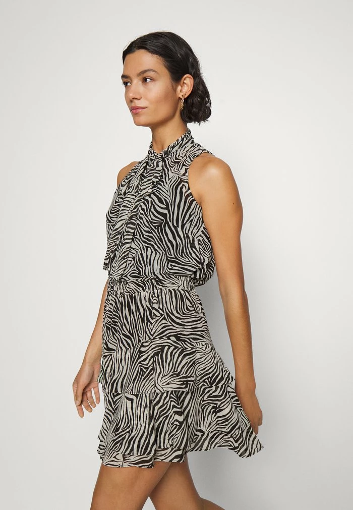 MICHAEL Michael Kors ZEBRA MINI SKIRT - Mini Skirt - White 7 MICHAEL Michael Kors ZEBRA MINI SKIRT - Mini Skirt - White - Image 5