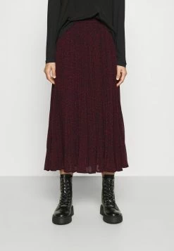 MICHAEL Michael Kors PLEATED SKIRT - A-line Skirt - Dark Ruby