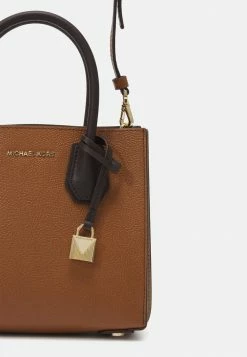 MICHAEL Michael Kors MERCER ACORDION MESSENGER - Handbag - Brown -MICHAEL Michael Kors shop 448bd8ead03442ce99492fb9b53956f8