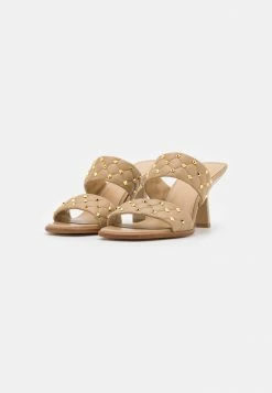 MICHAEL Michael Kors AMELIA MULE - Heeled Mules - Camel -MICHAEL Michael Kors shop 44933f7db6d84de29137471aa7f44fc9