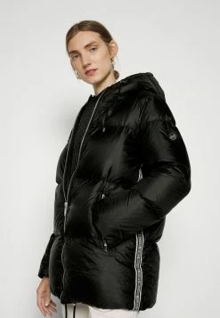 MICHAEL Michael Kors MK LOGO TAPE PUFFER - Down Coat - Black -MICHAEL Michael Kors shop 495ff83dd1184613855e022c7ba8f21c