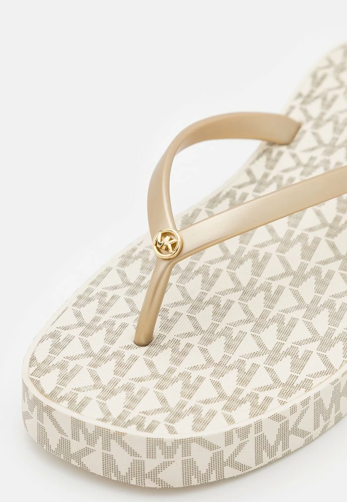 MICHAEL Michael Kors LILO - T-bar Sandals - Vanilla/pale Gold 6 MICHAEL Michael Kors LILO - T-bar Sandals - Vanilla/pale Gold - Image 4