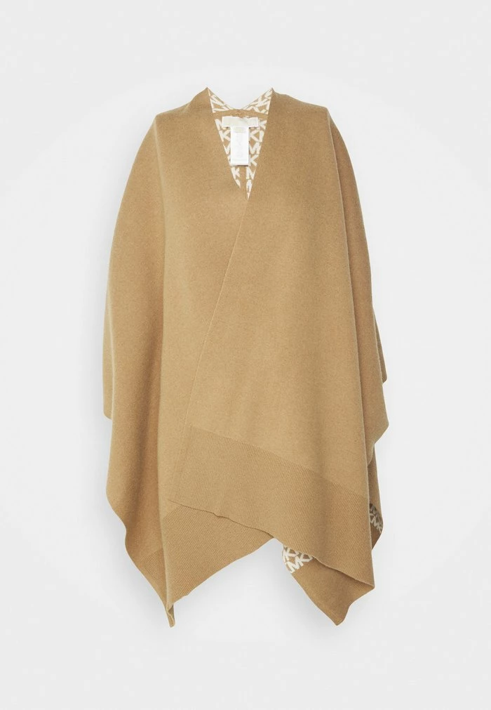 MICHAEL Michael Kors REVERSIBLE LOGO PONCHO - Cape - Cafe 7 MICHAEL Michael Kors REVERSIBLE LOGO PONCHO - Cape - Cafe - Image 5