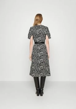 MICHAEL Michael Kors MIDI - Shirt Dress - Black/bone -MICHAEL Michael Kors shop 49c88ec348fd40099626b08a77d63277