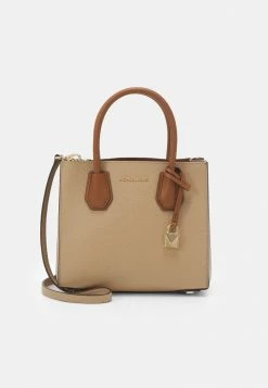 MICHAEL Michael Kors MERCER ACORDION MESSENGER - Handbag - Camel Multi