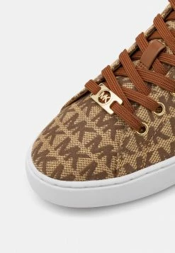 MICHAEL Michael Kors KEATON LACE UP - Trainers - Beige/ebony -MICHAEL Michael Kors shop 4a6b594f6cfd406aa5698808b2ebfcbf