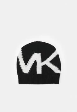MICHAEL Michael Kors LOGO BEANIE - Beanie - Black/white