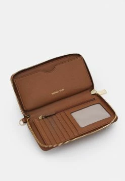 MICHAEL Michael Kors JET SET FLAT CASE - Wallet - Tan -MICHAEL Michael Kors shop 4b3956b8d7cc416aa075f143f306a5e3