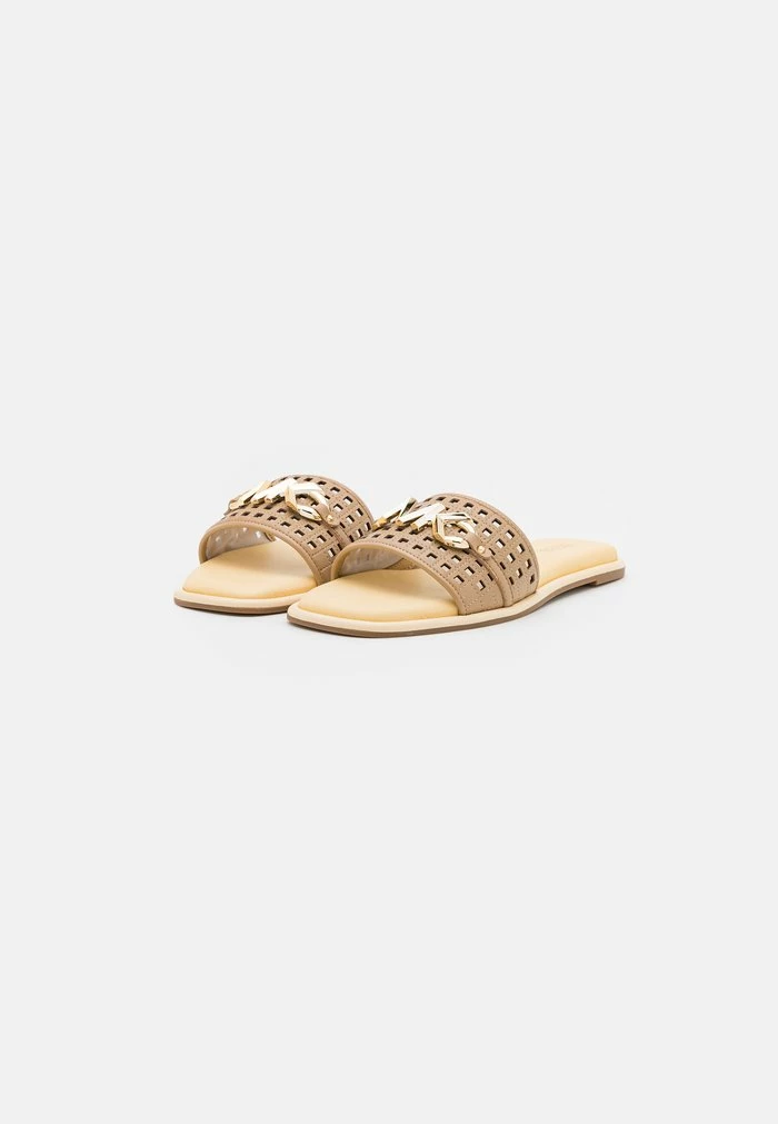 MICHAEL Michael Kors HAYWORTH SLIDE - Mules - Camel 5 MICHAEL Michael Kors HAYWORTH SLIDE - Mules - Camel - Image 3