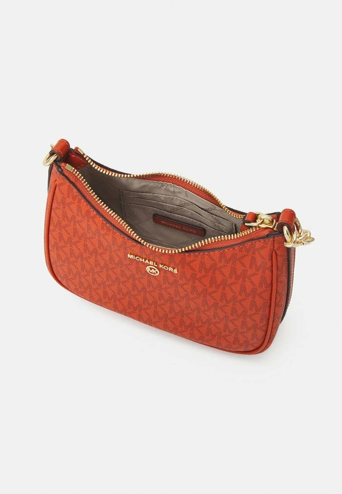 MICHAEL Michael Kors JET CHARM CHAIN POUCHETTE - Handbag - Deep Orange 5 MICHAEL Michael Kors JET CHARM CHAIN POUCHETTE - Handbag - Deep Orange - Image 3