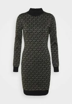 MICHAEL Michael Kors Day Dress - Black/gold -MICHAEL Michael Kors shop 4c5c4d733e084a108f1960d9f6ddcbcd