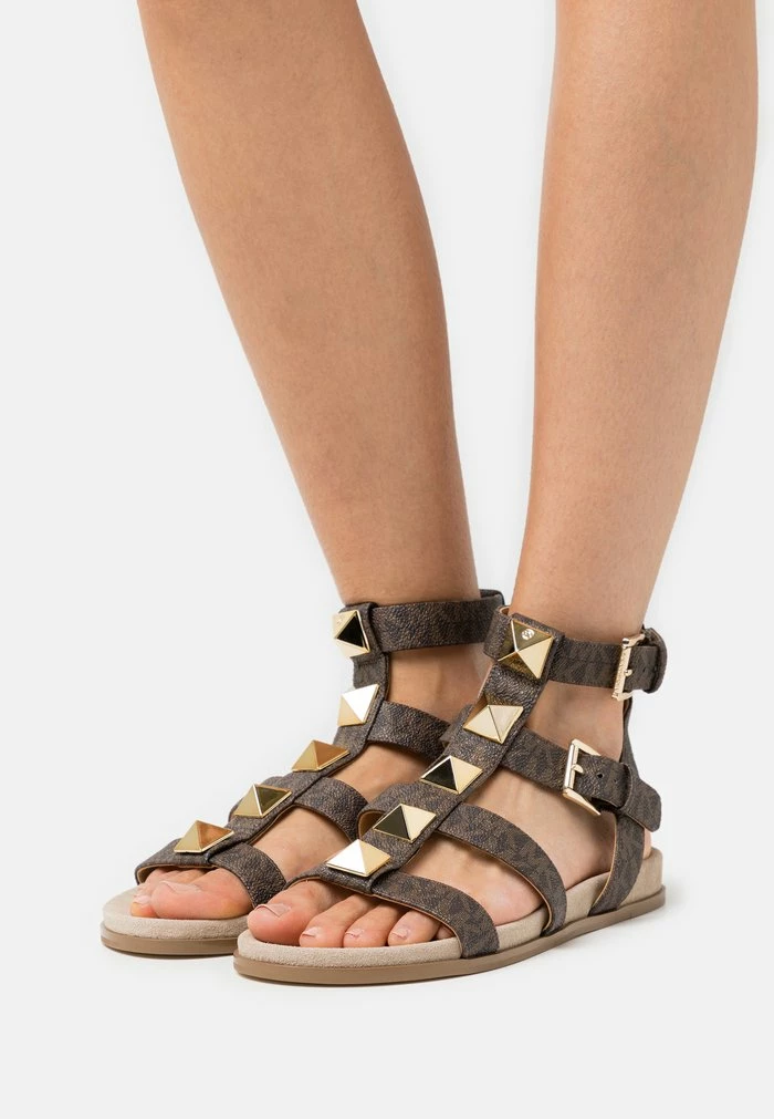 MICHAEL Michael Kors WREN GLADIATOR - Sandals - Brown 3 MICHAEL Michael Kors WREN GLADIATOR - Sandals - Brown