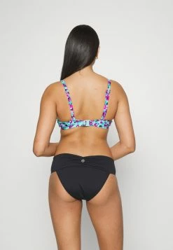 MICHAEL Michael Kors ICONIC SOLIDS EURO GATHERED BOTTOM - Bikini Bottoms - Black -MICHAEL Michael Kors shop 4d71f2ee52d44a2bb99e9a947ab494db