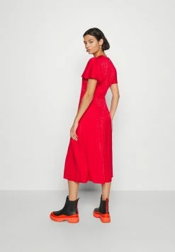 MICHAEL Michael Kors MIDI DRESS - Day Dress - Crimson -MICHAEL Michael Kors shop 4e0c92b4d3af415d9946f465017aa055