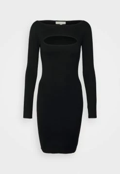 MICHAEL Michael Kors BOAT CUT OUT MINI - Jumper Dress - Black -MICHAEL Michael Kors shop 4e776a404a974be087d1936af0c05c43