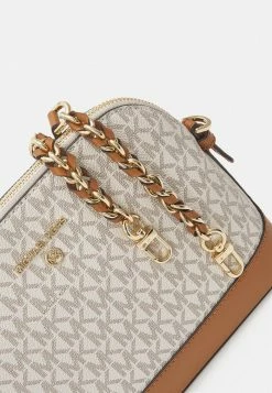 MICHAEL Michael Kors JET CHARM DOME - Across Body Bag - Vanilla/acorn -MICHAEL Michael Kors shop 4f34dc2ed39f44cbbe64815710d0117e
