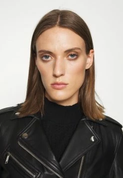 MICHAEL Michael Kors CLASSIC MOTO - Leather Jacket - Black 14 MICHAEL Michael Kors CLASSIC MOTO - Leather Jacket - Black -MICHAEL Michael Kors shop 51f829ab678d475bbd1a87fcc34b2205