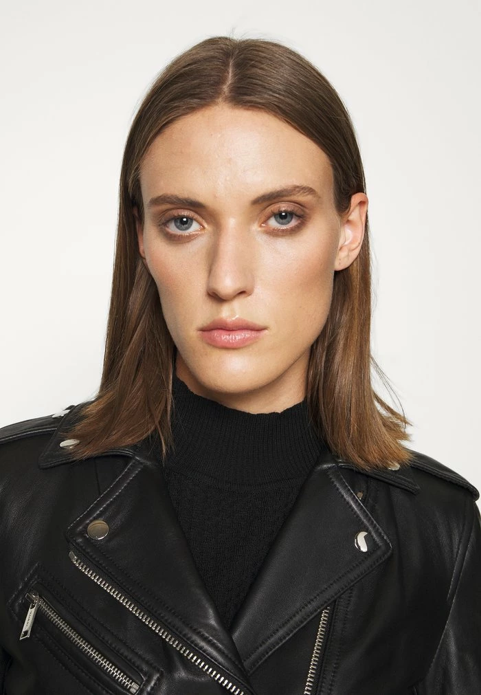 MICHAEL Michael Kors CLASSIC MOTO - Leather Jacket - Black 7 MICHAEL Michael Kors CLASSIC MOTO - Leather Jacket - Black - Image 5