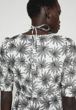 MICHAEL Michael Kors LAWN MINI DRESS - Day Dress - White/black -MICHAEL Michael Kors shop 530bc8bd18424942bb87e0eee422e9c2