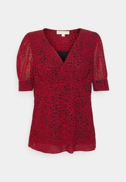 MICHAEL Michael Kors Blouse - Crimson -MICHAEL Michael Kors shop 536973452adc41439f7f4a6231feae2b