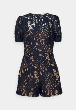 MICHAEL Michael Kors PALM ROMPER - Jumpsuit - Midnight Blue