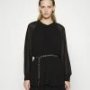 MICHAEL Michael Kors CHAIN BELT MINI DRESS - Cocktail Dress / Party Dress - Black -MICHAEL Michael Kors shop 563a2f7fee0145be9ee63b74ce9290b7