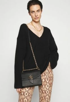 MICHAEL Michael Kors GREENWICH XBODY - Across Body Bag - Black