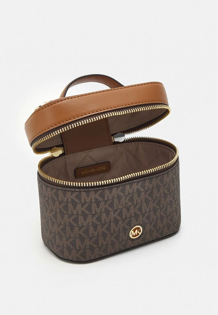 MICHAEL Michael Kors OVAL TRUNK XBODY - Across Body Bag - Brownn/acorn 5 MICHAEL Michael Kors OVAL TRUNK XBODY - Across Body Bag - Brownn/acorn - Image 3