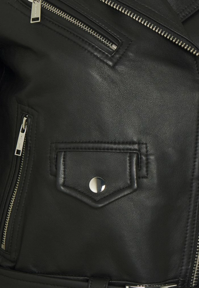 MICHAEL Michael Kors CLASSIC MOTO - Leather Jacket - Black 9 MICHAEL Michael Kors CLASSIC MOTO - Leather Jacket - Black - Image 7