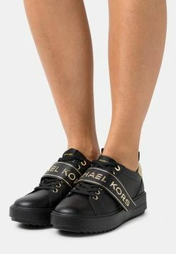 MICHAEL Michael Kors EMMETT STRAP LACE UP - Trainers - Black