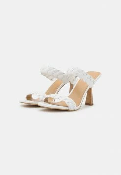 MICHAEL Michael Kors CLARA - Heeled Mules - Optic White -MICHAEL Michael Kors shop 5bf52d7527024bc8956bfb35d24c74a5