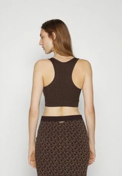 MICHAEL Michael Kors MINI SPORTS BRA - Top - Chocolate 10 MICHAEL Michael Kors MINI SPORTS BRA - Top - Chocolate -MICHAEL Michael Kors shop 5d471a1a101d4ea89b60aa8b2b929eb6