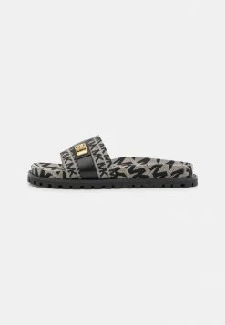 MICHAEL Michael Kors PADMA SLIDE - Mules - Black/nature