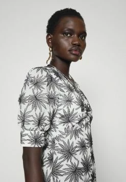 MICHAEL Michael Kors LAWN MINI DRESS - Day Dress - White/black -MICHAEL Michael Kors shop 5fd2fe58fd6d495f8c0bfa5470245879