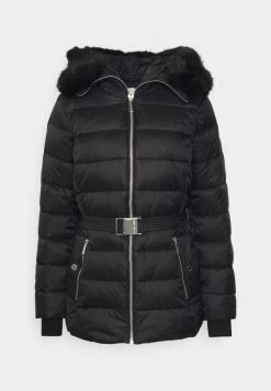 MICHAEL Michael Kors BELTED HORIZONTAL QUILTED PUFFER COAT WITH SNAP OFF - Winter Jacket - Black 16 MICHAEL Michael Kors BELTED HORIZONTAL QUILTED PUFFER COAT WITH SNAP OFF - Winter Jacket - Black -MICHAEL Michael Kors shop 6017b8a4362247a5981f7fad5020b826