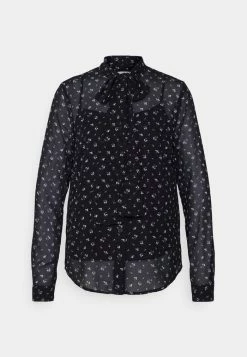 MICHAEL Michael Kors DITSY BOW BLOUSE - Button-down Blouse - Chambray