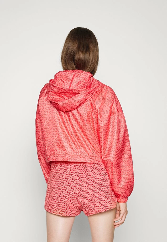 MICHAEL Michael Kors LOGO CROP - Bomber Jacket - Sangria 5 MICHAEL Michael Kors LOGO CROP - Bomber Jacket - Sangria - Image 3