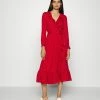 MICHAEL Michael Kors WRAP - Day Dress - Crimson