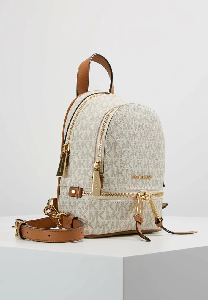 MICHAEL Michael Kors RHEA ZIP XS BACKPACK - Rucksack - Vanilla 6 MICHAEL Michael Kors RHEA ZIP XS BACKPACK - Rucksack - Vanilla - Image 4