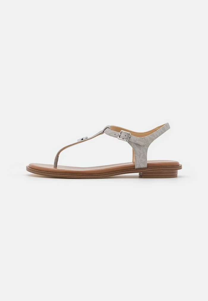 MICHAEL Michael Kors MALLORY THONG - T-bar Sandals - Pearl Grey 4 MICHAEL Michael Kors MALLORY THONG - T-bar Sandals - Pearl Grey - Image 2