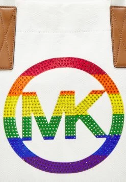 MICHAEL Michael Kors THE TOTE - Tote Bag - Optic White -MICHAEL Michael Kors shop 63414e8c0b7b49968e20027a9aae134b