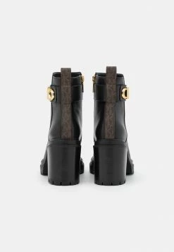 MICHAEL Michael Kors PARKER LUG BOOTIE - High Heeled Ankle Boots - Black/brown 12 MICHAEL Michael Kors PARKER LUG BOOTIE - High Heeled Ankle Boots - Black/brown -MICHAEL Michael Kors shop 644e32f4cdad492e8d77c5f908c2b0e8
