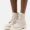 MICHAEL Michael Kors JAX BOOTIE - Lace-up Ankle Boots - Light Sand