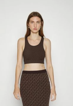 MICHAEL Michael Kors MINI SPORTS BRA - Top - Chocolate