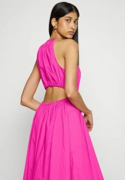 MICHAEL Michael Kors HALTER MIDI DRESS - Day Dress - Cerise -MICHAEL Michael Kors shop 65949d24334b47ee88b745780c1ae330